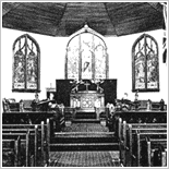 Church interior, 1926.