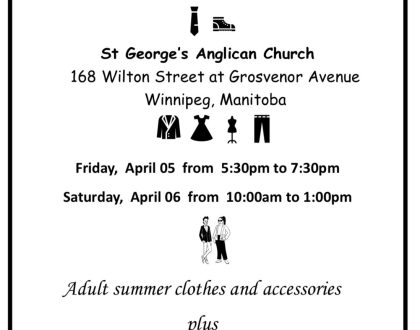 Giant GARAGE SALE and BAKING SALE- April 26 and 27